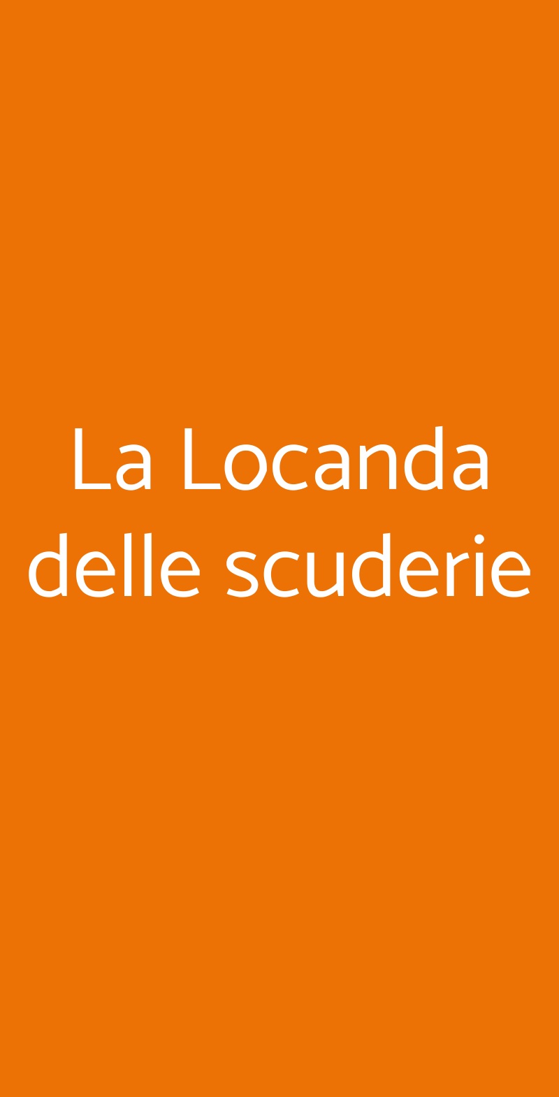 La Locanda Delle Scuderie, Chiusi