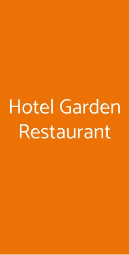 Hotel Garden Restaurant, Siena
