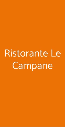 Ristorante Le Campane, Siena