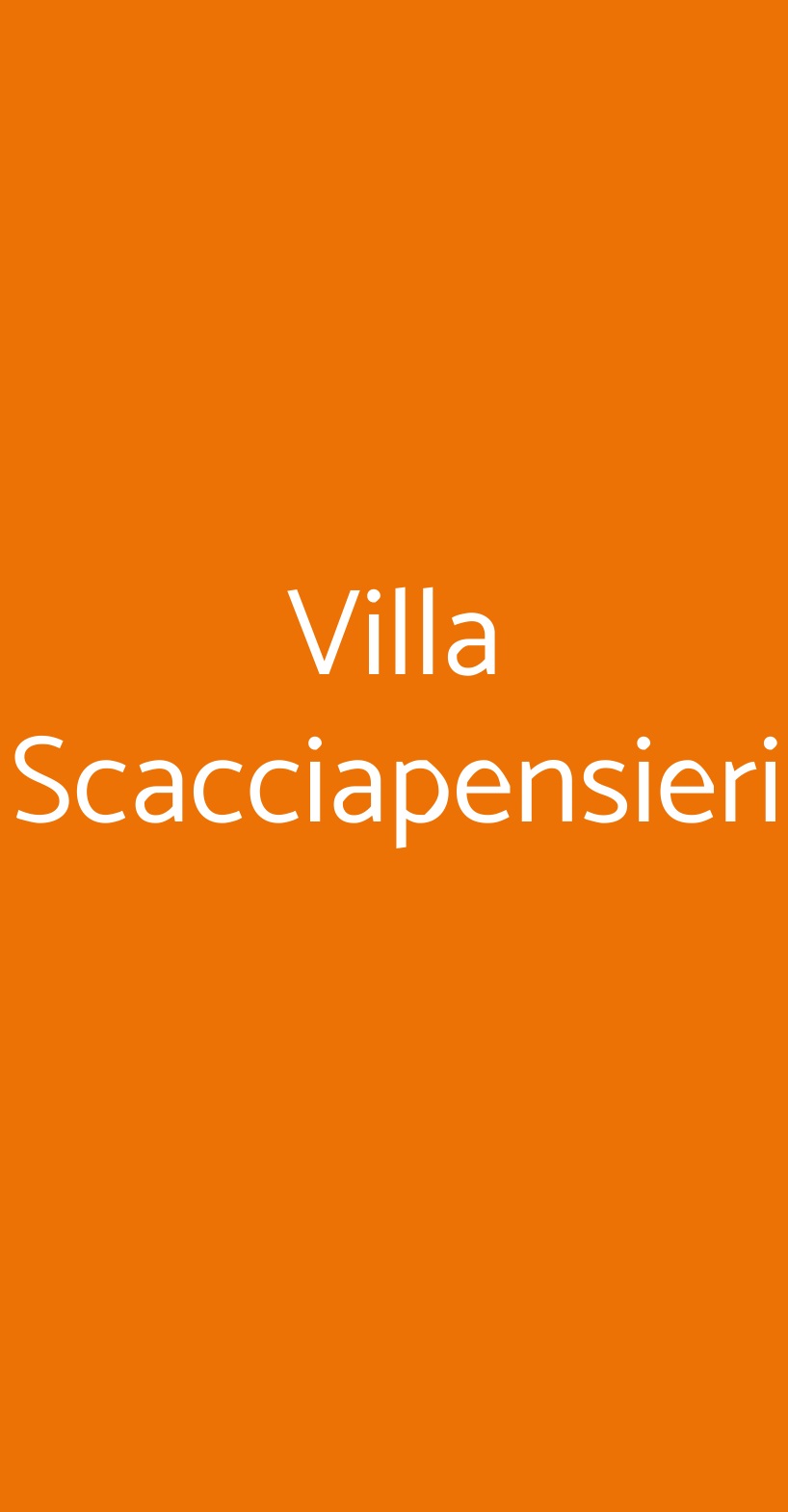 Villa Scacciapensieri Siena menù 1 pagina