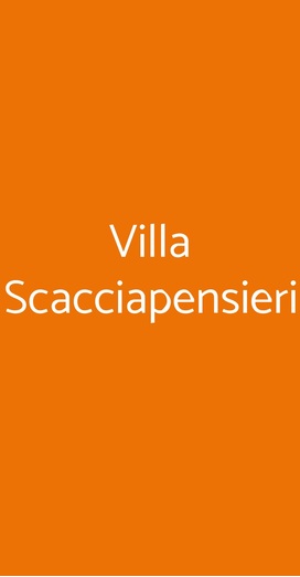 Villa Scacciapensieri, Siena
