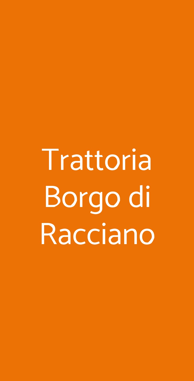 Trattoria Borgo Di Racciano, San Gimignano