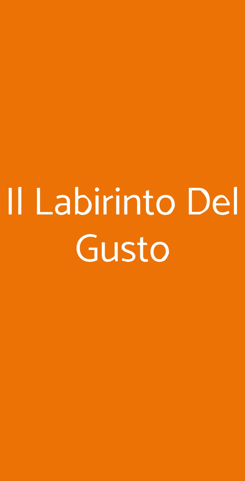 Il Labirinto Del Gusto, Ravenna