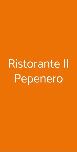 Ristorante Il Pepenero, Cervia