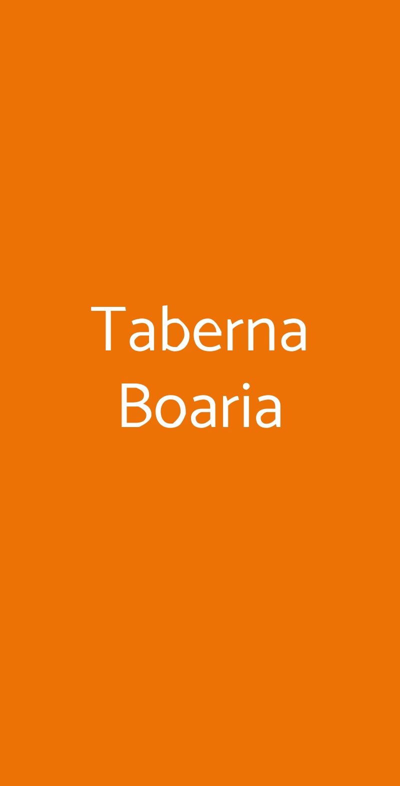 Taberna Boaria Ravenna menù 1 pagina