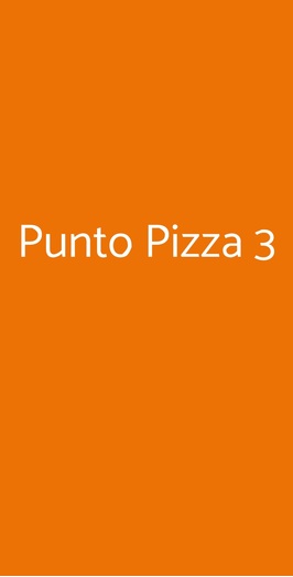 Punto Pizza 3, Faenza