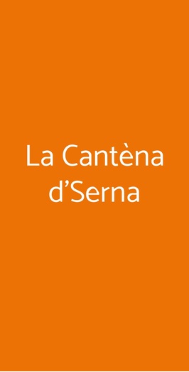La Cantèna D'serna, Faenza