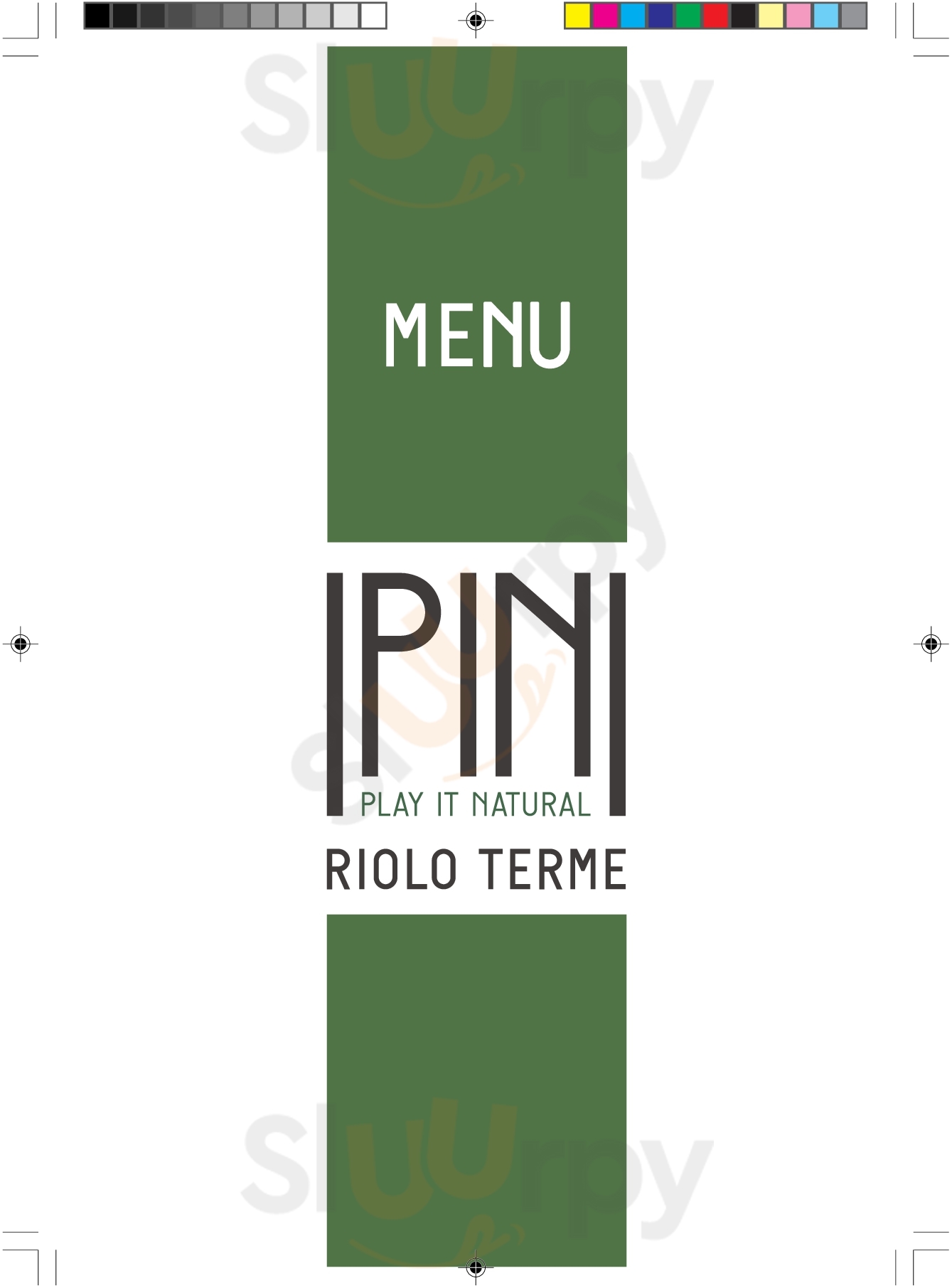 Ristorante Pizzeria I Pini Riolo Terme menù 1 pagina