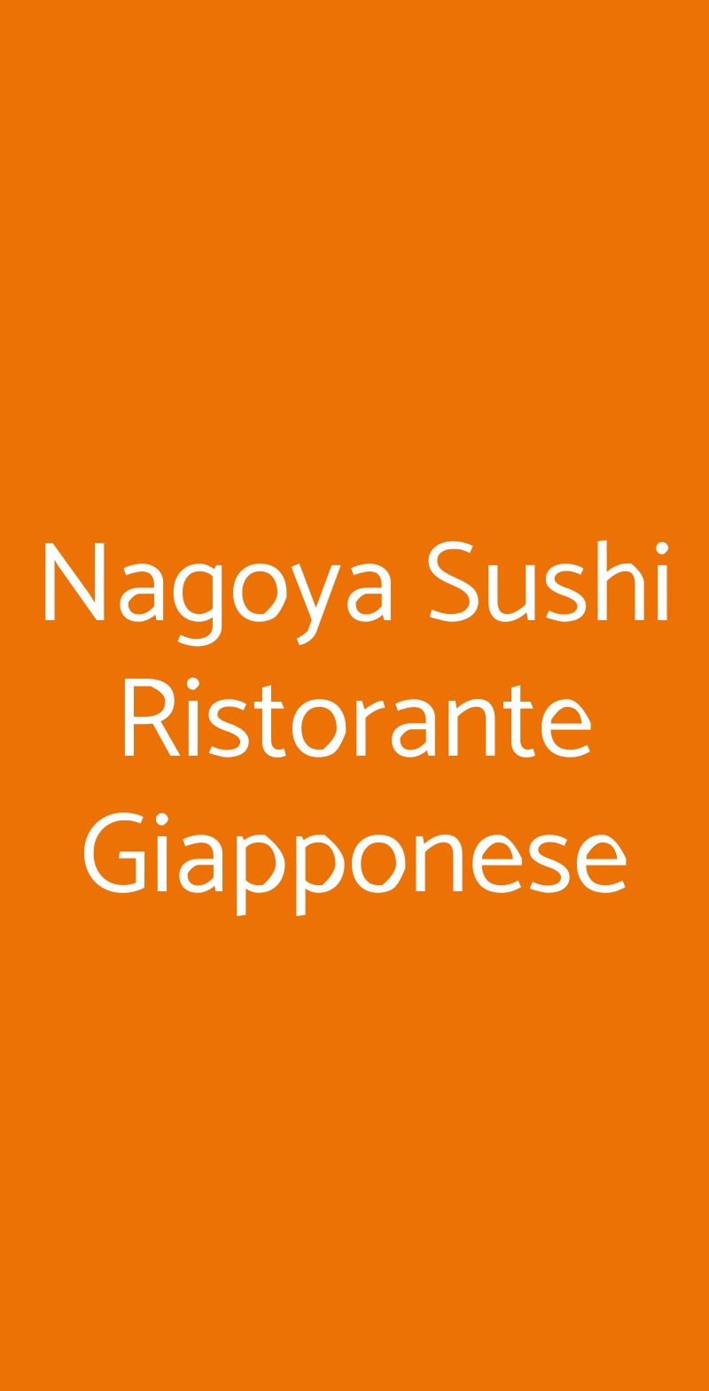 Nagoya Sushi Ristorante Giapponese, Ravenna