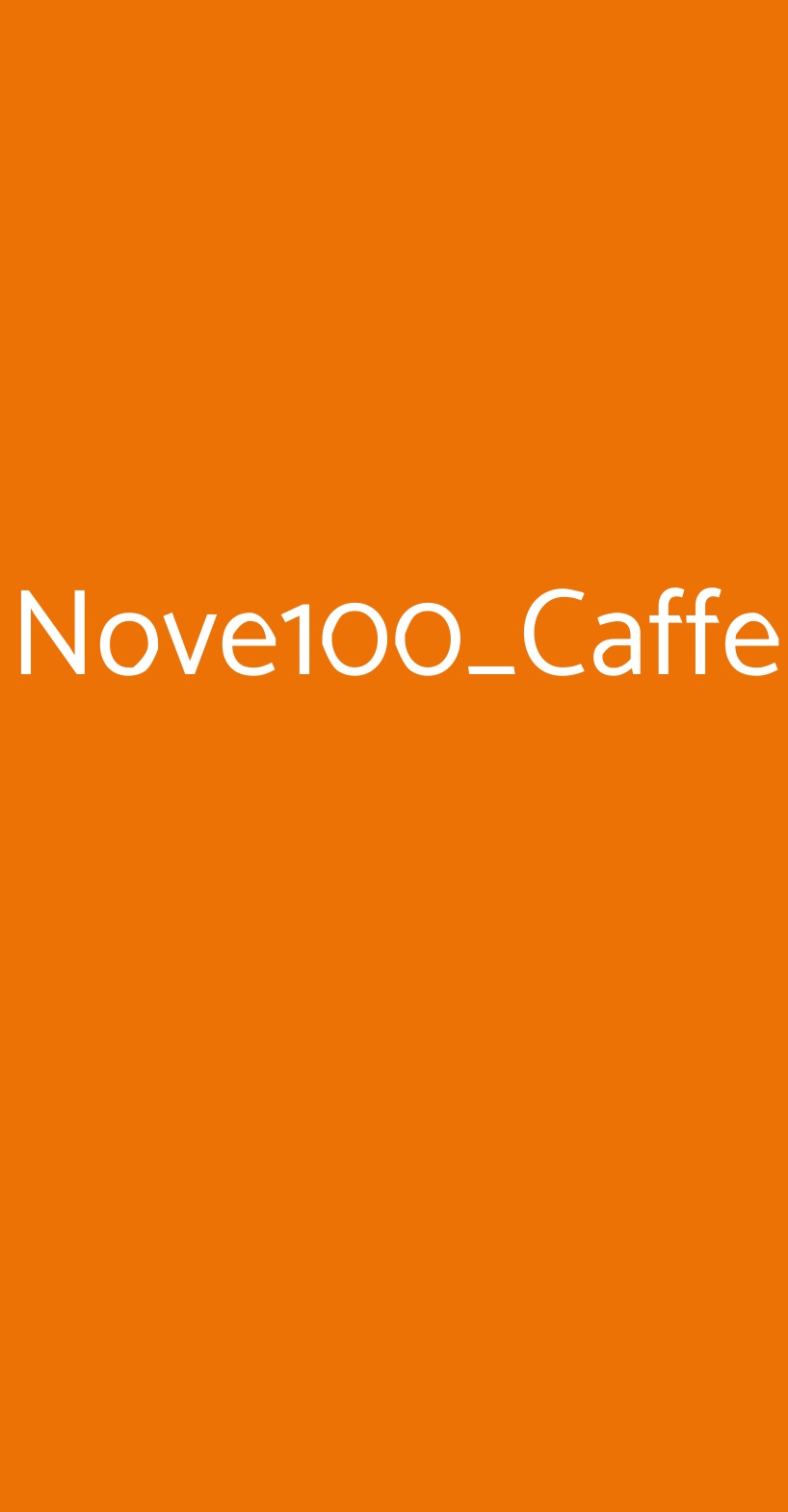 Nove100_Caffe Faenza menù 1 pagina