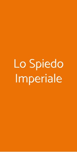 Lo Spiedo Imperiale, Cotignola