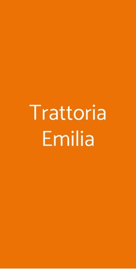 Trattoria Emilia, Ravenna