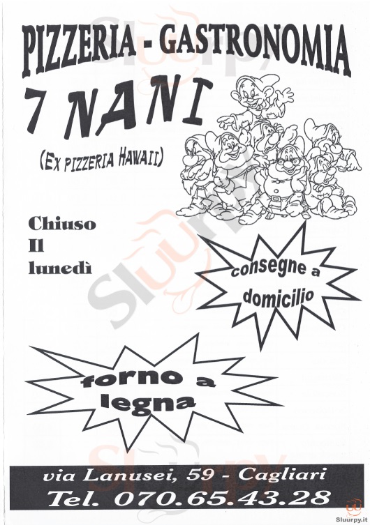 7 NANI Cagliari menù 1 pagina