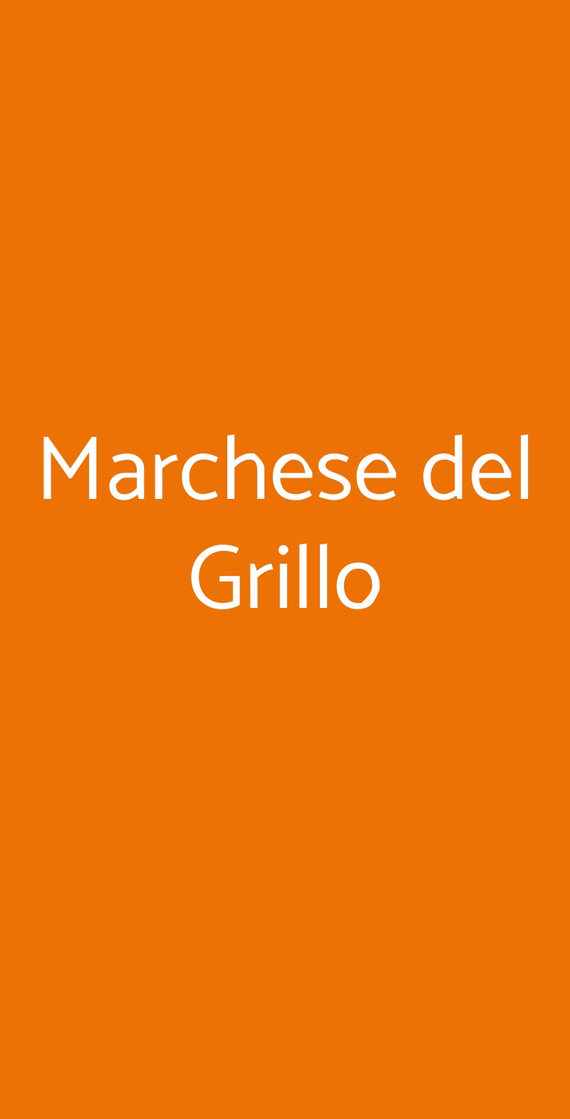 Marchese del Grillo Fabriano menù 1 pagina