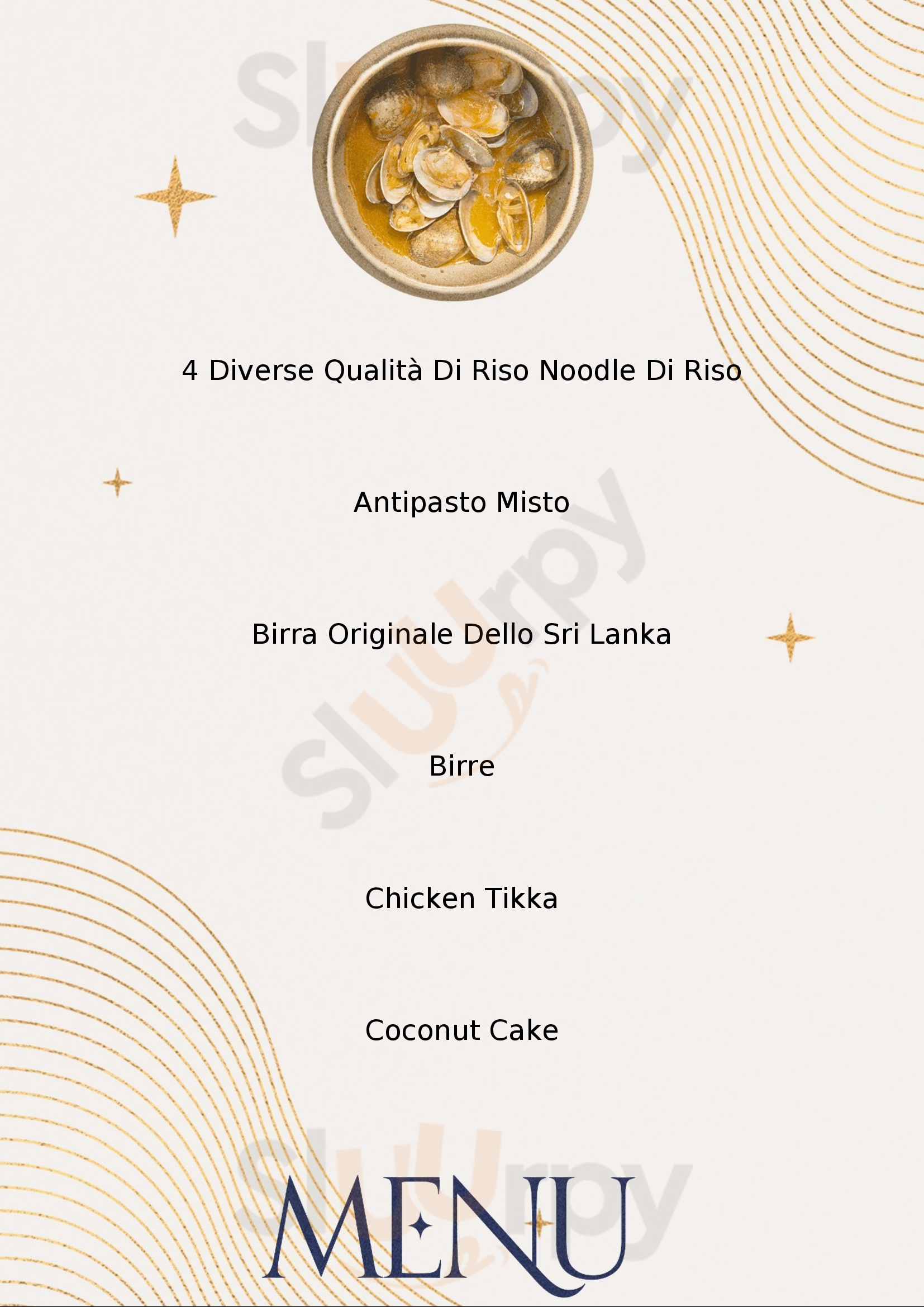 Rice and Curry Ancona menù 1 pagina