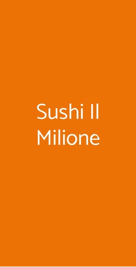 Sushi Il Milione, Ancona