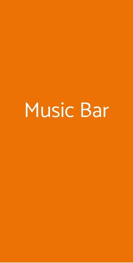 Music Bar, Falconara Marittima