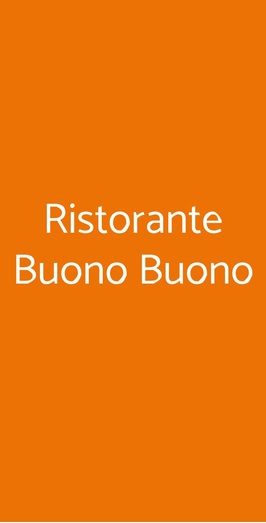 Ristorante Buono Buono, Ancona