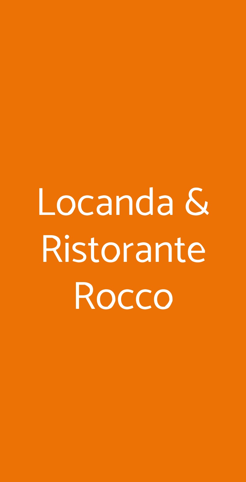 Locanda & Ristorante Rocco Sirolo menù 1 pagina