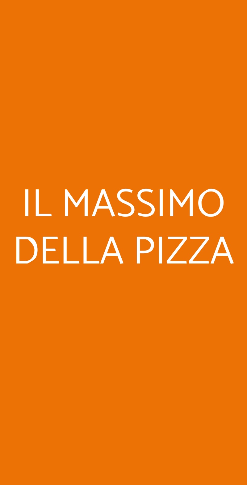 IL MASSIMO DELLA PIZZA Napoli menù 1 pagina