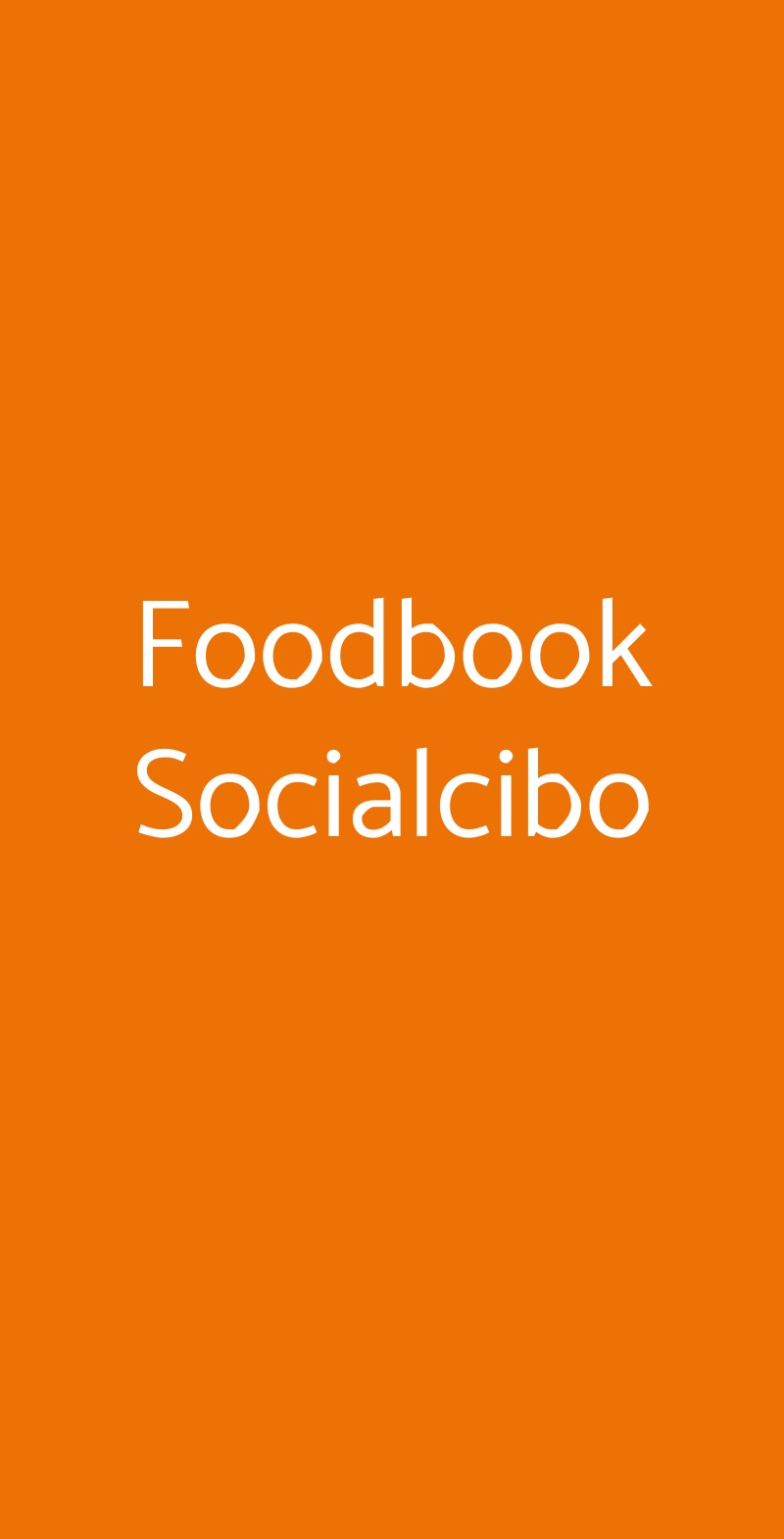 Foodbook Socialcibo Civitanova Marche menù 1 pagina