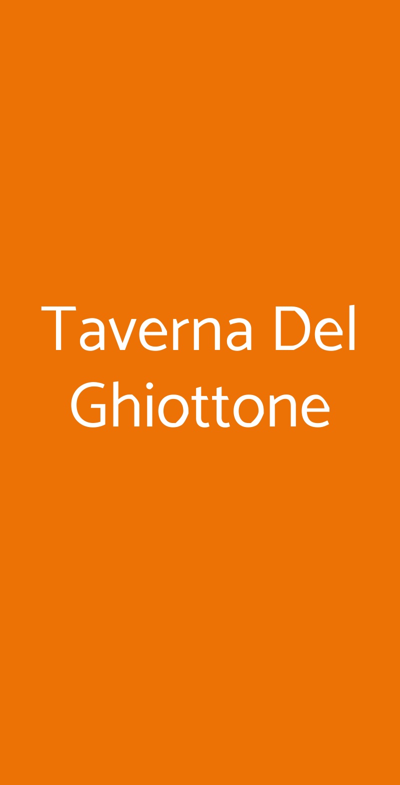 Taverna Del Ghiottone Fano menù 1 pagina