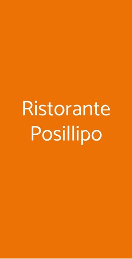 Ristorante Posillipo, Gabicce Mare