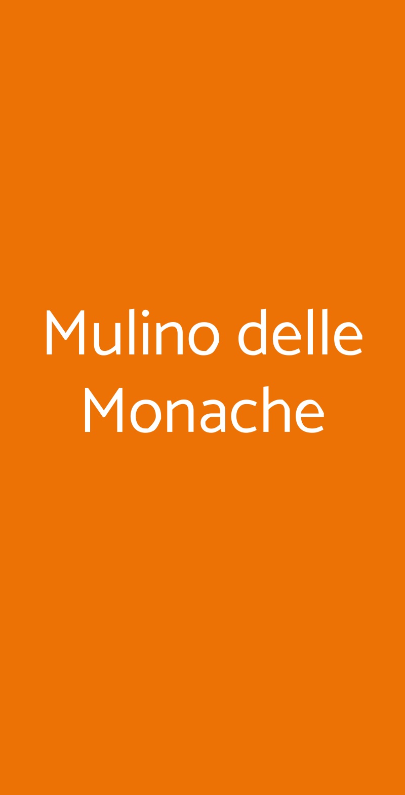 Mulino delle Monache Macerata Feltria menù 1 pagina