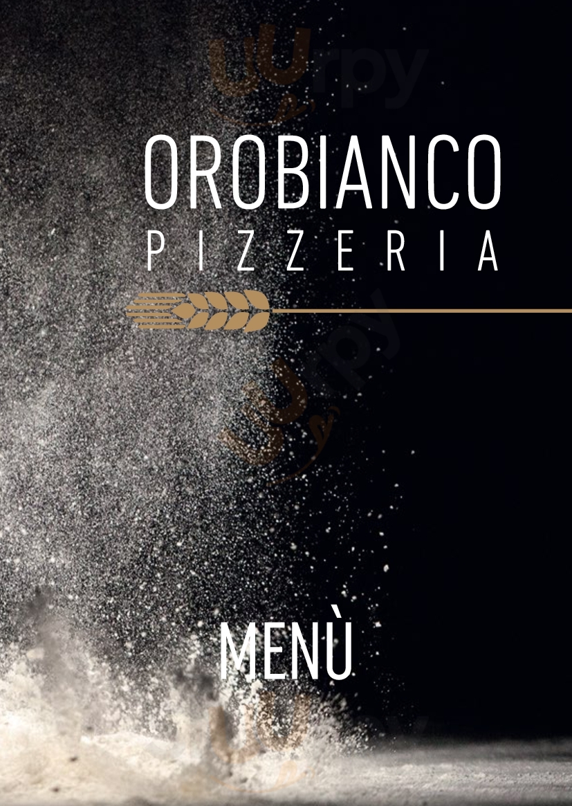 Orobianco pizzeria Mondolfo menù 1 pagina
