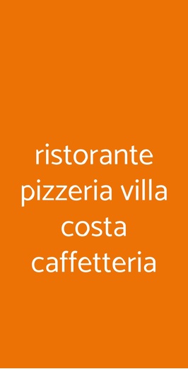 Ristorante Pizzeria Villa Costa Caffetteria, Pesaro