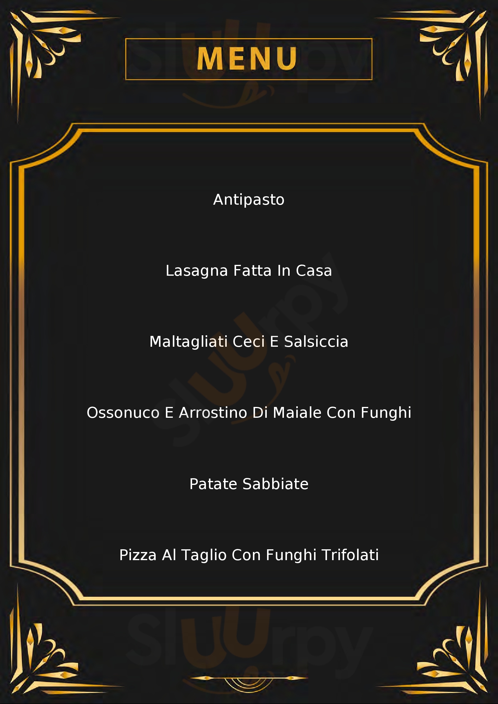 Ristorante Pizzeria dall'Amico Montecalvo in Foglia menù 1 pagina