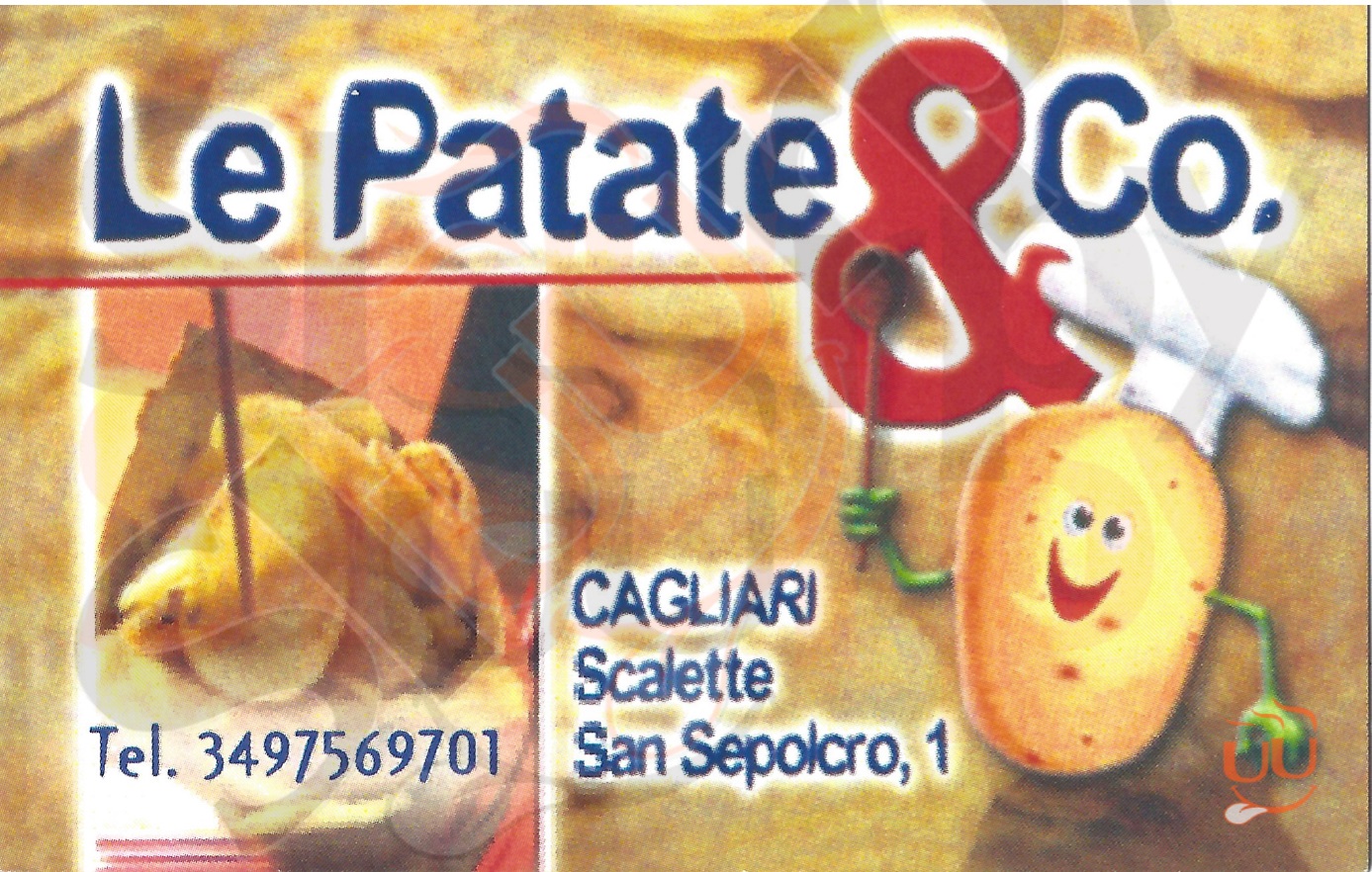 LE PATATE & CO. Cagliari menù 1 pagina
