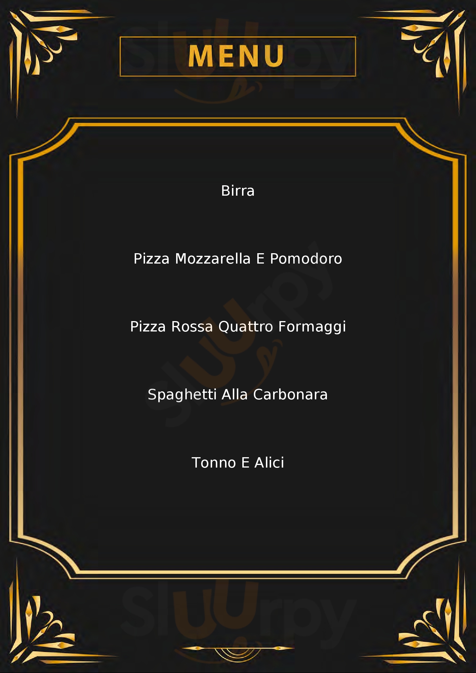 Pizzeria Brancadoro Fermo menù 1 pagina