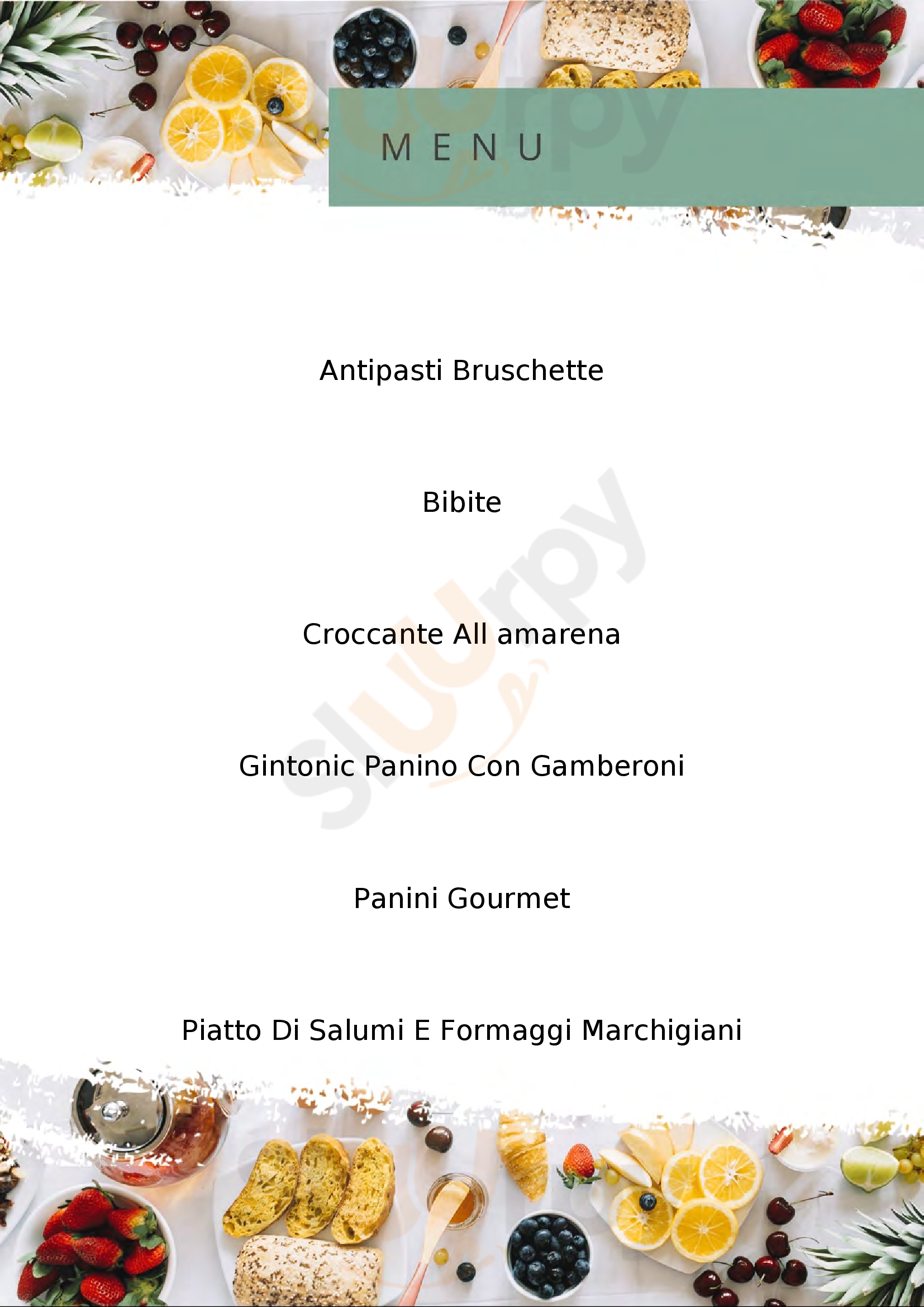 I Pozzacci Sant&#39;Elpidio a Mare menù 1 pagina