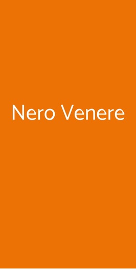 Nero Venere, Porcia