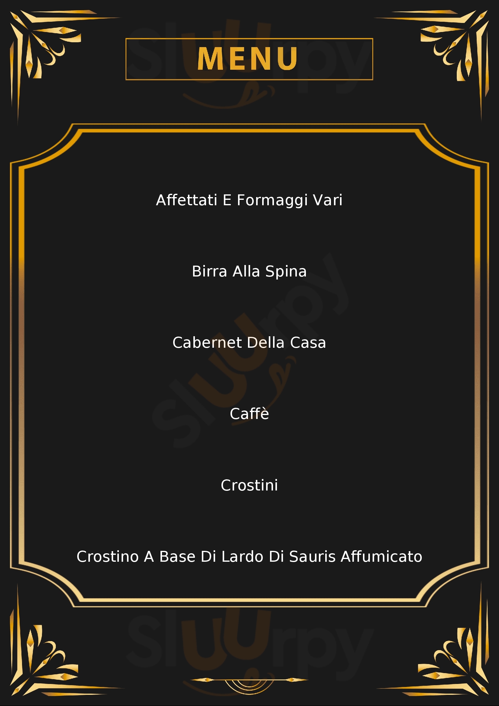 Osteria al Castelu Montereale Valcellina menù 1 pagina
