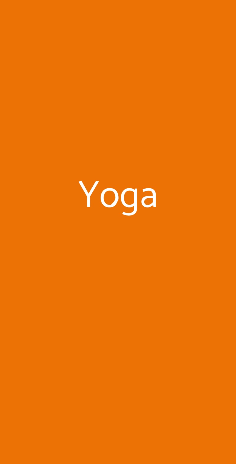 Yoga Trieste menù 1 pagina