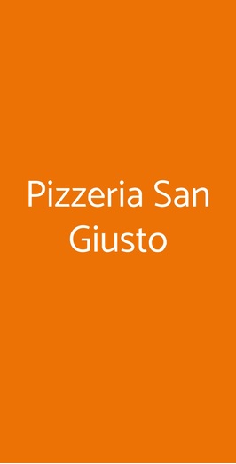 Pizzeria San Giusto, Trieste