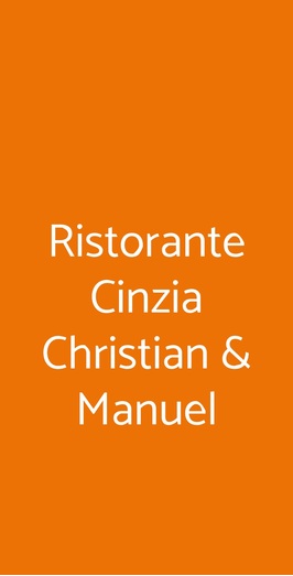 Ristorante Cinzia Christian & Manuel, Vercelli