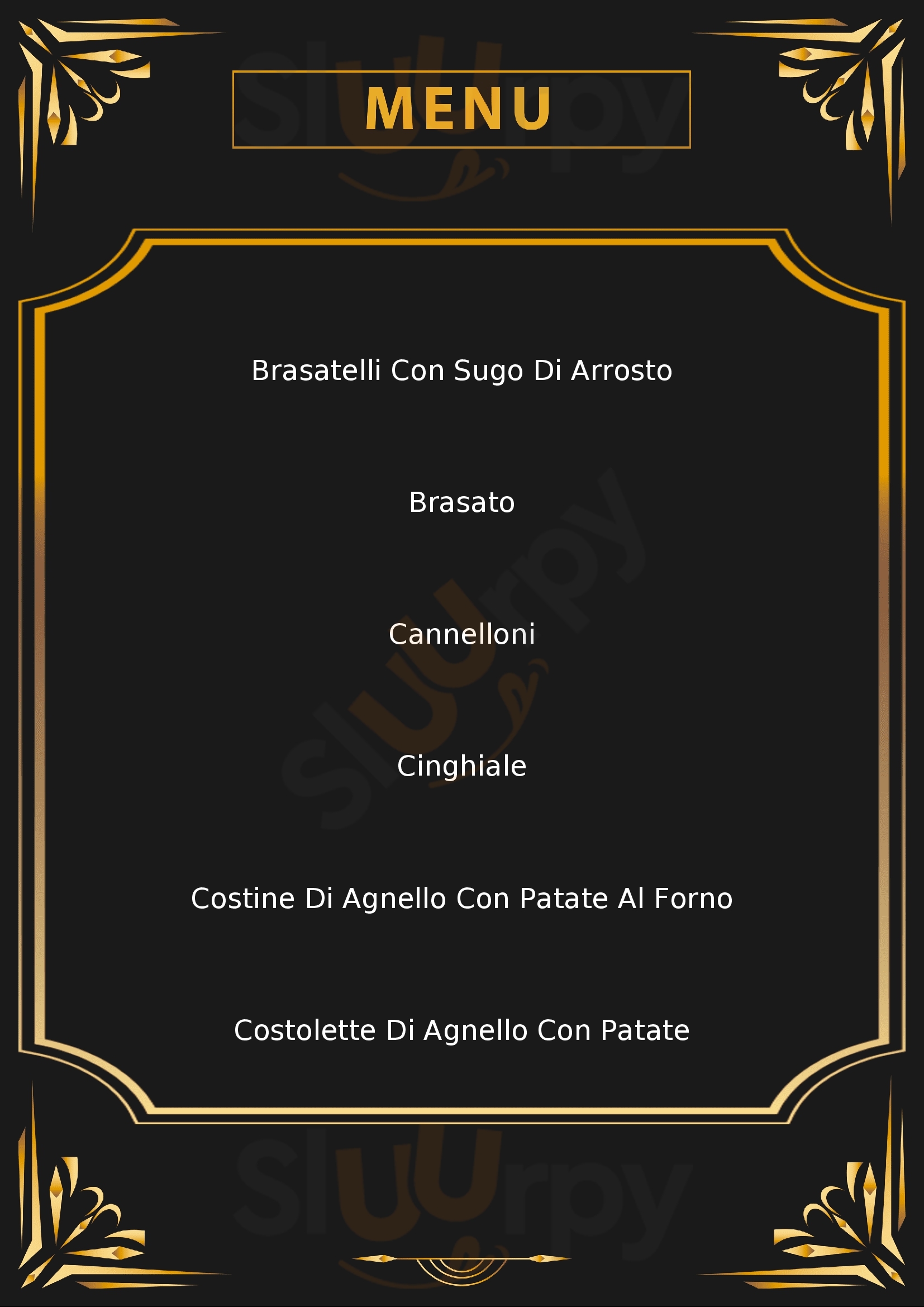 Osteria di Boccorio Riva Valdobbia menù 1 pagina