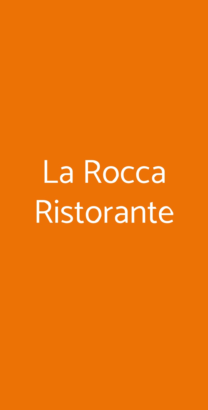 La Rocca Ristorante Vogogna menù 1 pagina