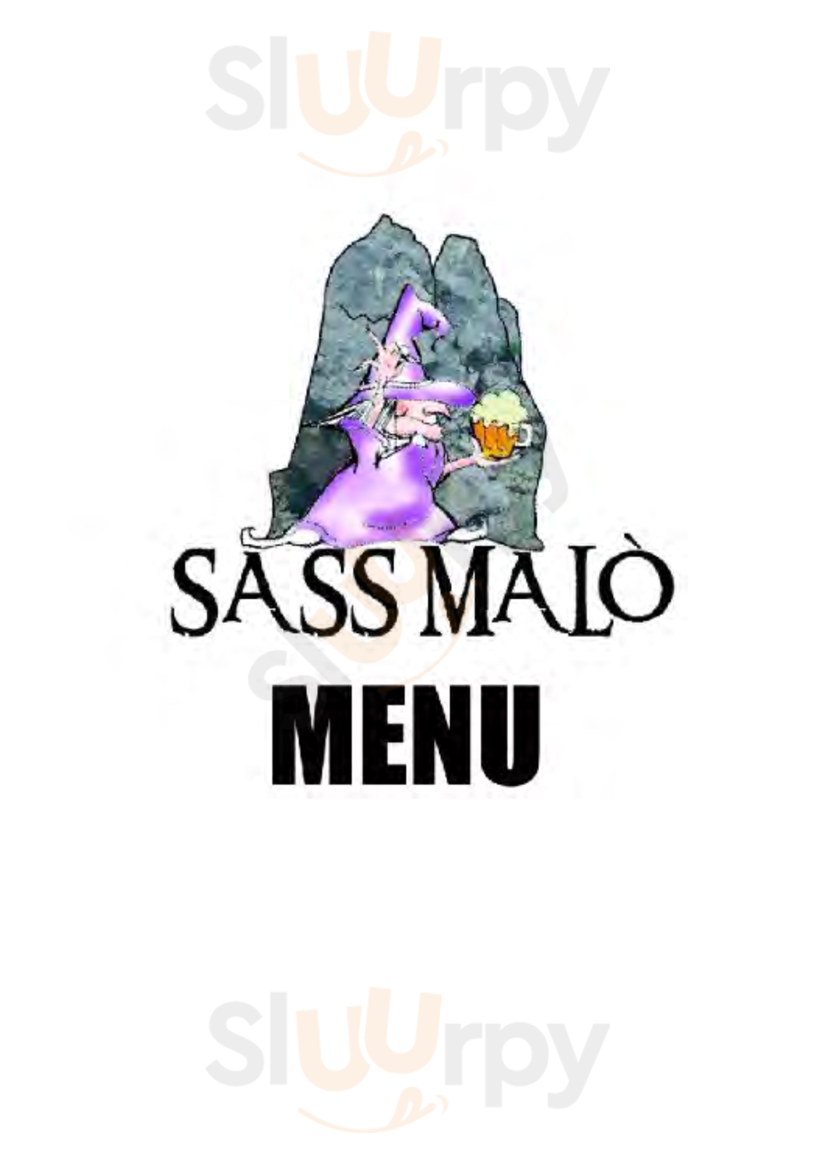 Sass Malò Ristopub & Pizzeria Gattico menù 1 pagina