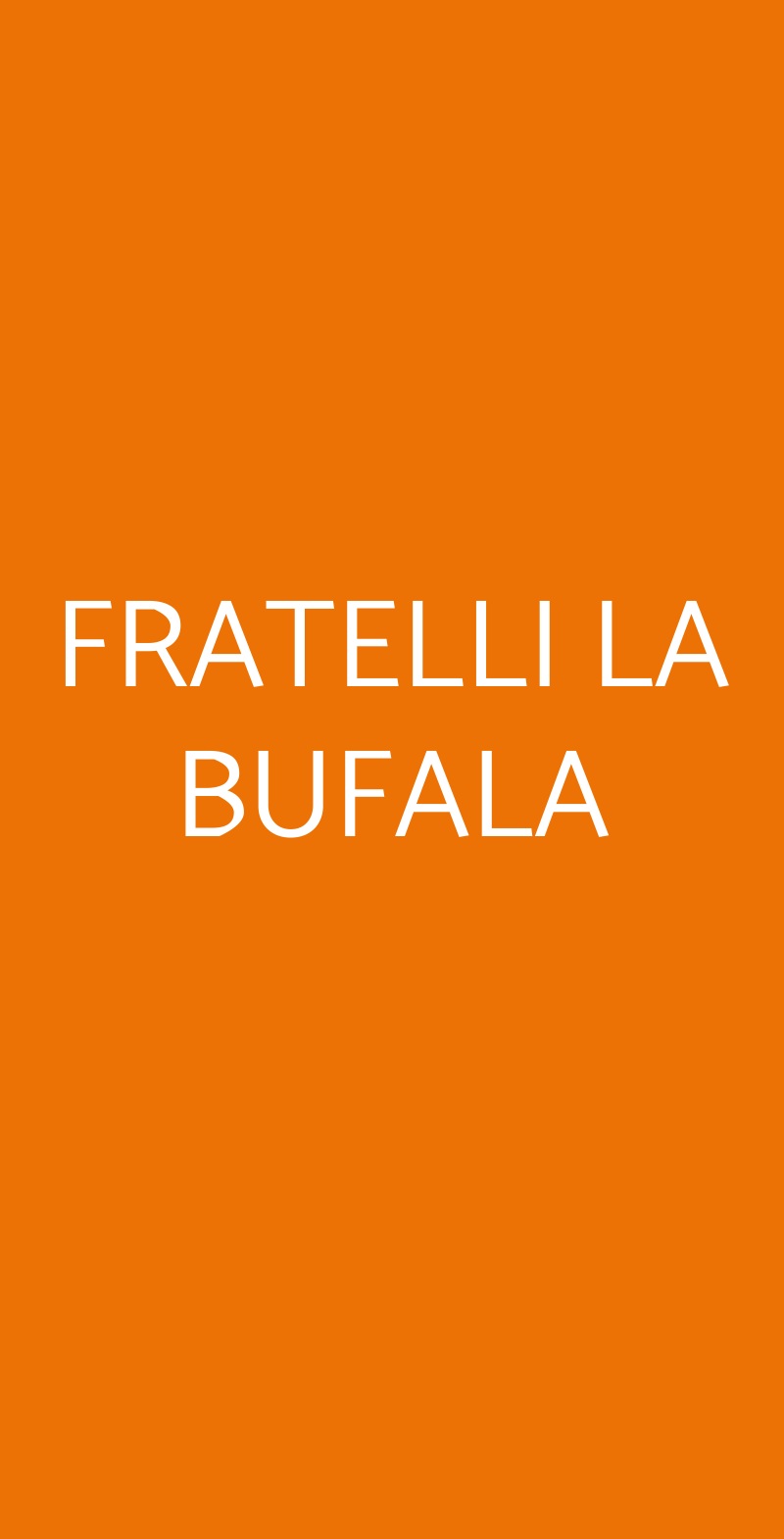 FRATELLI LA BUFALA  Messina menù 1 pagina