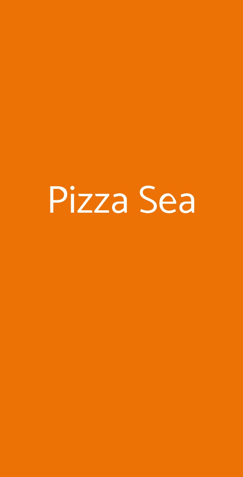 Pizza Sea Romentino menù 1 pagina