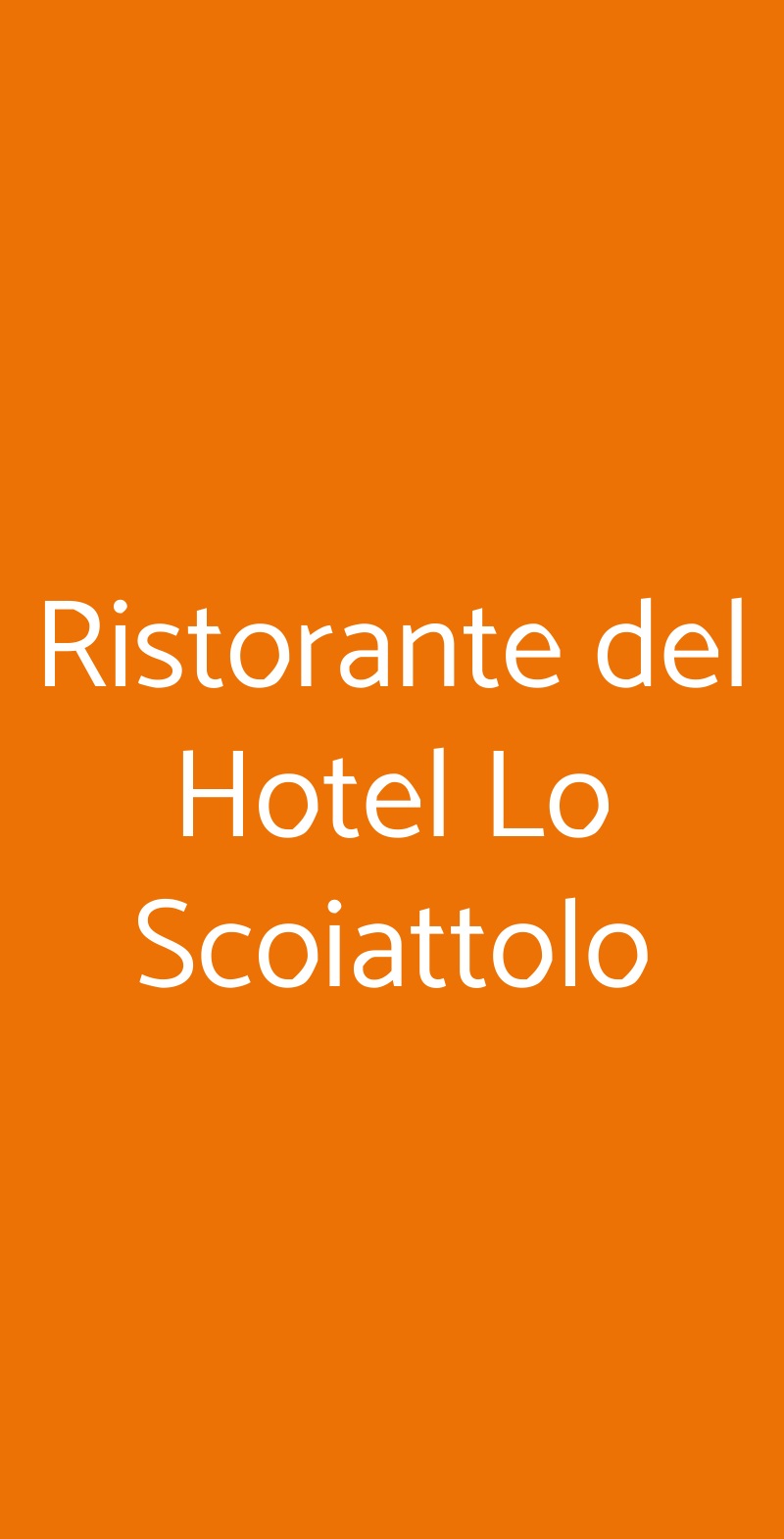 Ristorante Del Hotel Lo Scoiattolo, Massino Visconti