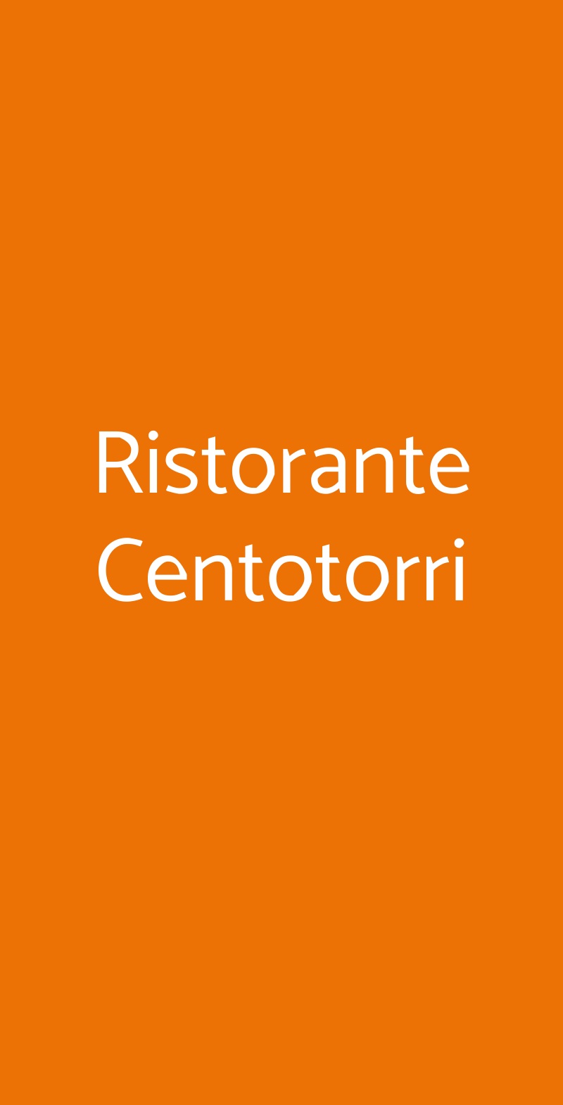 Ristorante Centotorri Asti menù 1 pagina