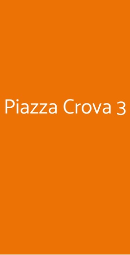 Piazza Crova 3, Vaglio Serra