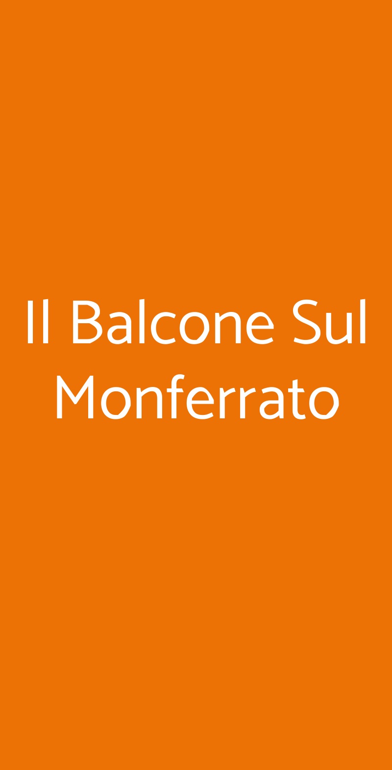Il Balcone Sul Monferrato Tonco menù 1 pagina