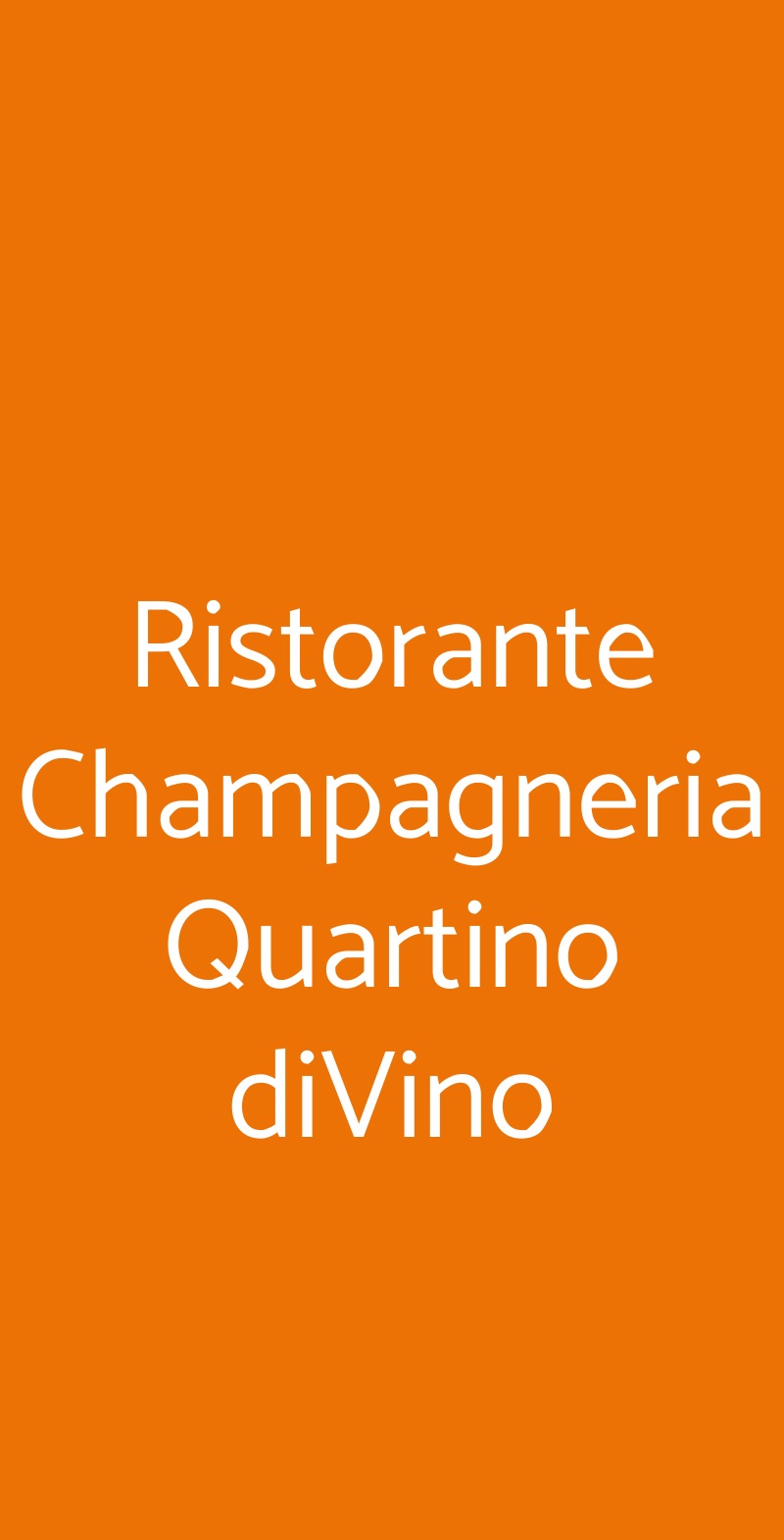 Ristorante Champagneria Quartino diVino Ovada menù 1 pagina