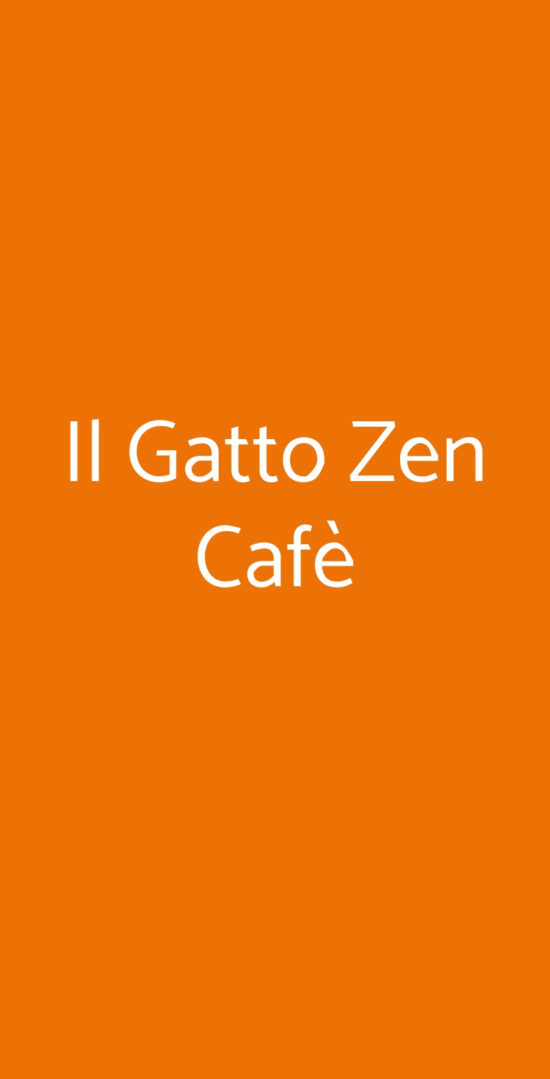 Il Gatto Zen Cafè Oviglio menù 1 pagina